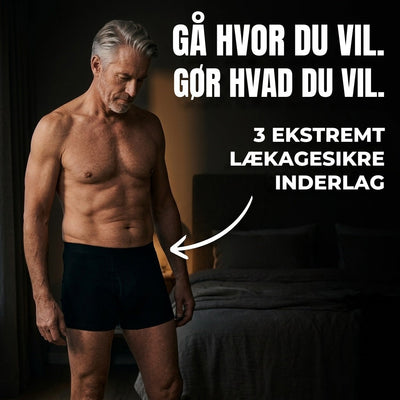 TørreBukser – Ultra-absorberende inkontinensboxershorts