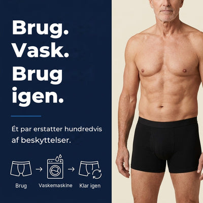 TørreBukser – Ultra-absorberende inkontinensboxershorts
